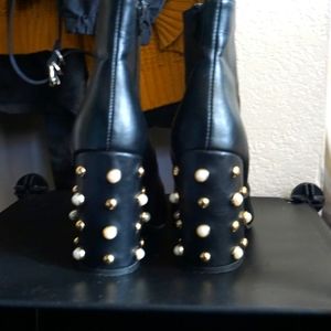 Studded booties